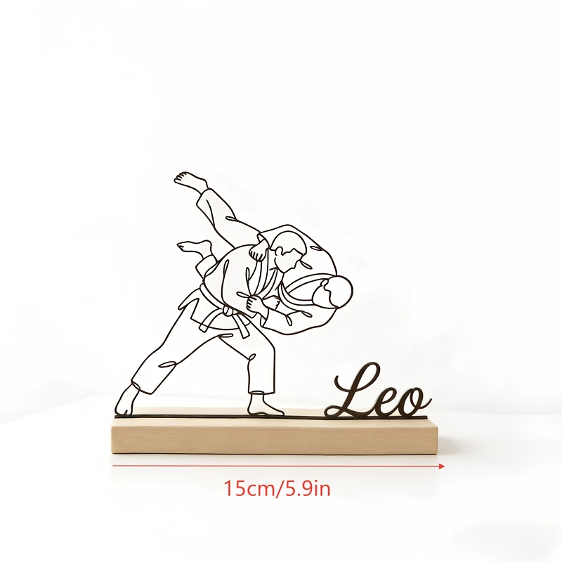 تمثال جودو فنون قتالية منقوش ح - مراجعة Personalized Engraved Gift وسعره