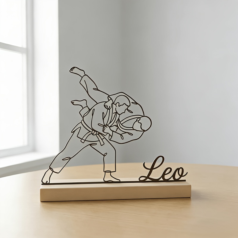 تمثال جودو فنون قتالية منقوش ح - مراجعة Personalized Engraved Gift وسعره